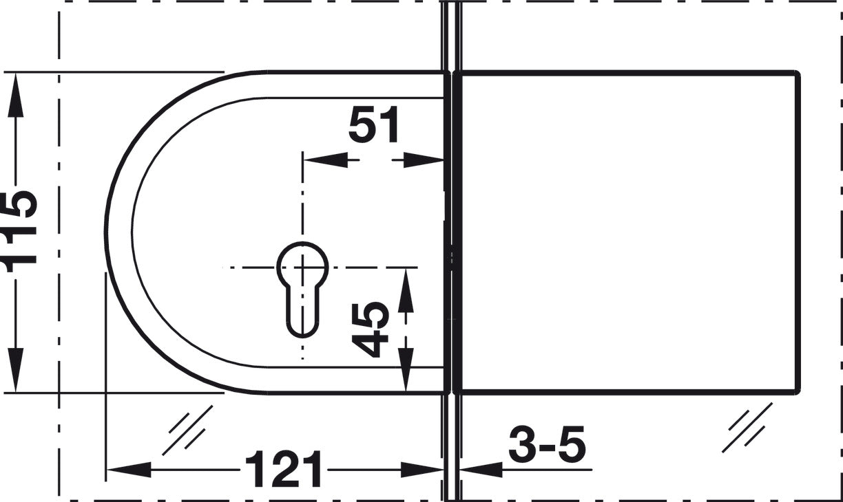 Counter Case, for Toplock