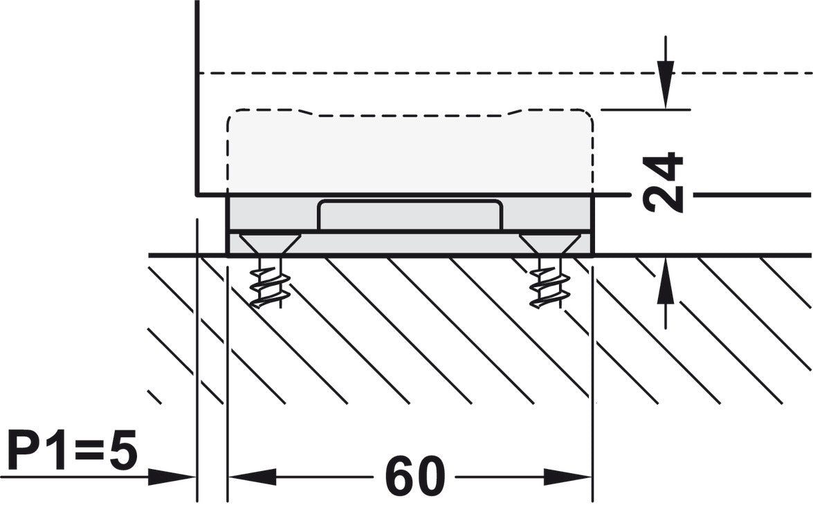 Sliding Door Hardware, Hawa Junior 80/Z, set