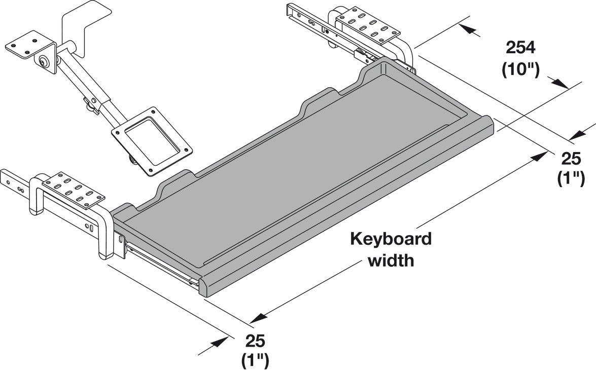 Monitor Suspension System, for Flat Screen Monitors