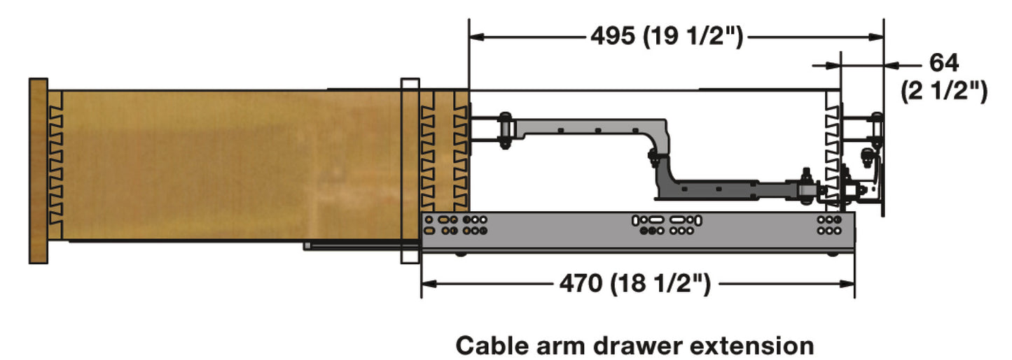 Vanity Drawer, 18"