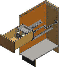 Vanity Drawer, 18"