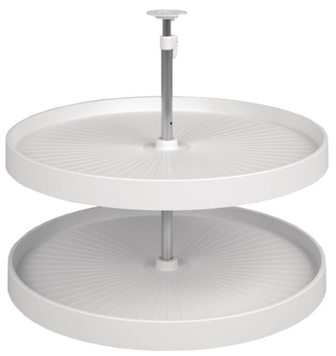 Lazy Susan Set, Full Circle, Plastic, Two-Tray