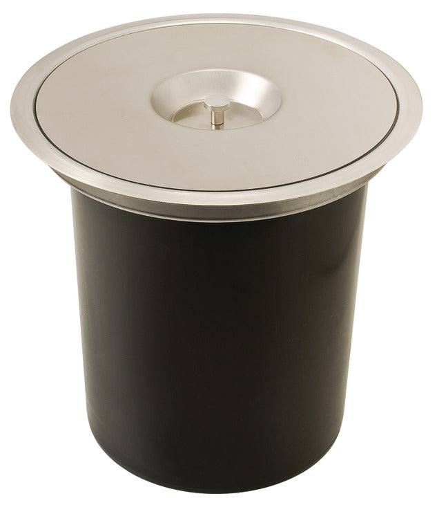 Single Waste Bin, for Flush or Surface Mounting