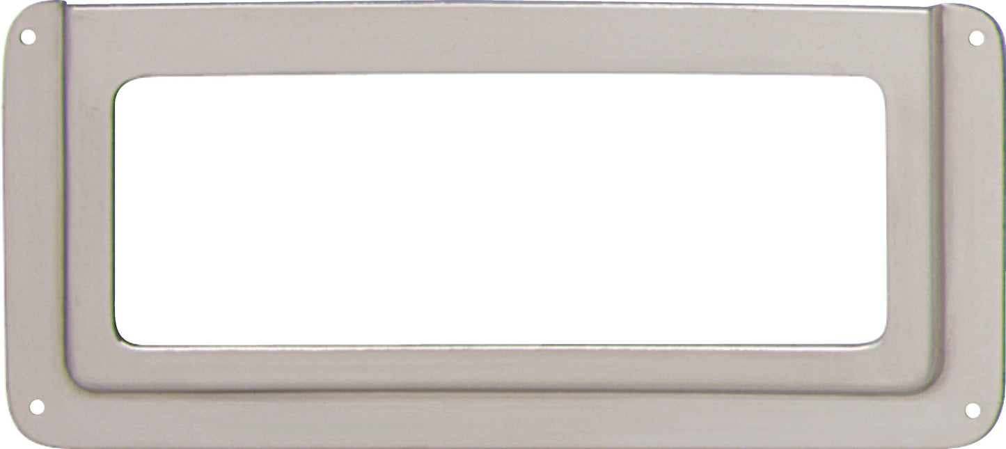 Label Frame, Nickel-Plated, Steel