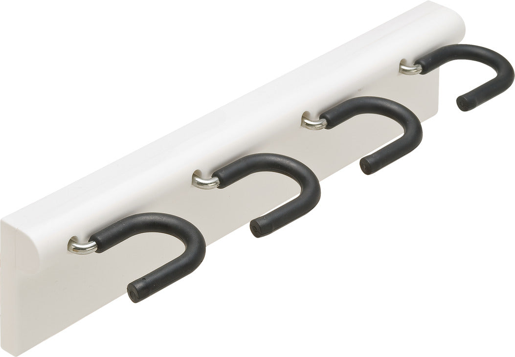 Broomstick Holder, Four Hook