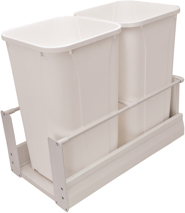 Waste Bin Pull-Out, HÃ¤fele Matrix, Double, 2 x 27 qt