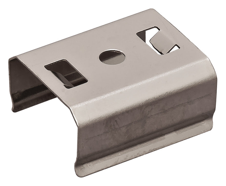 Retaining Clips (2 pcs), For aluminum profile for surface mounting