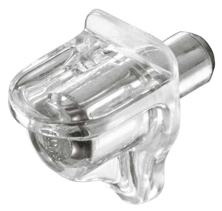 Shelf Support, For wood or glass, plastic, for plug fitting into drill hole Ø 5 mm