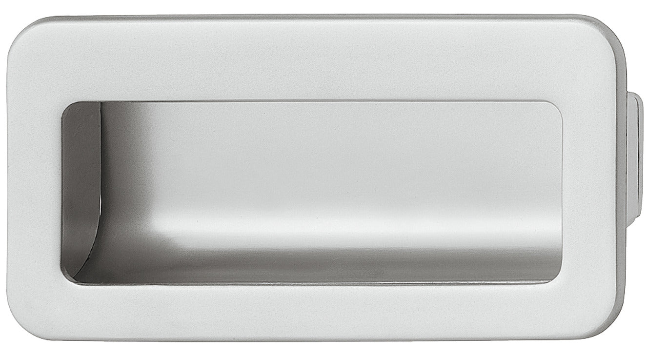 Inset Handle, Matt Chrome, Zinc