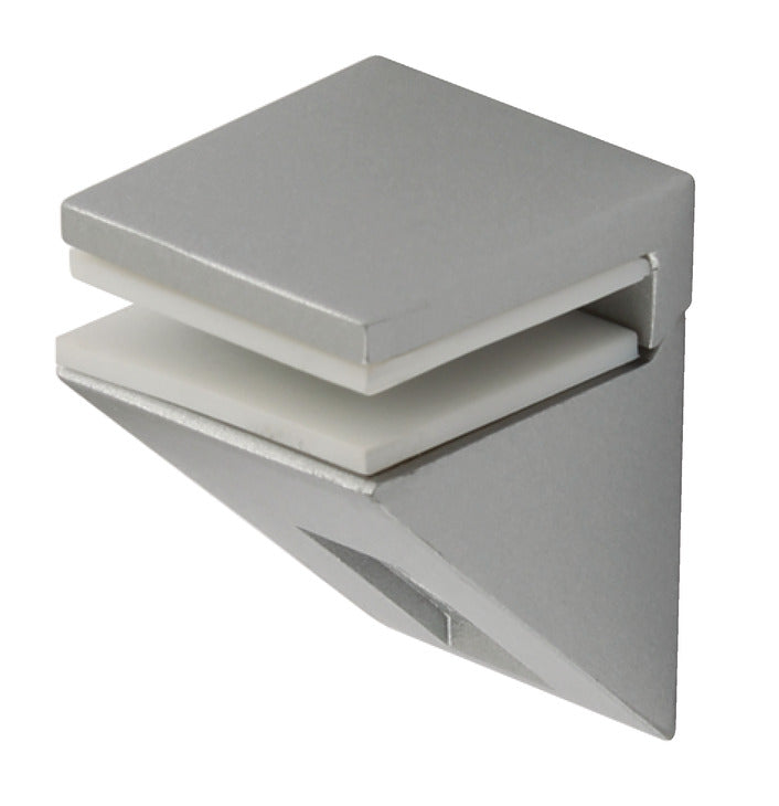 Shelf support with clamp, Wall Fixing, for Glass Shelves, Kalabrone Mini