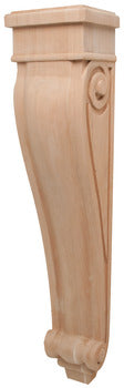 Corbel, 24" x 5 1/4" x 4 3/8" (H x W x D)
