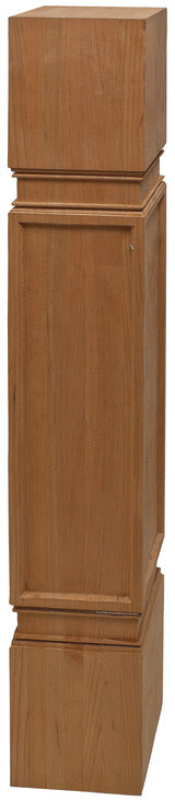Wood Post, 40 1/2" x 5 1/2" x 5 1/2" (H x W x D)