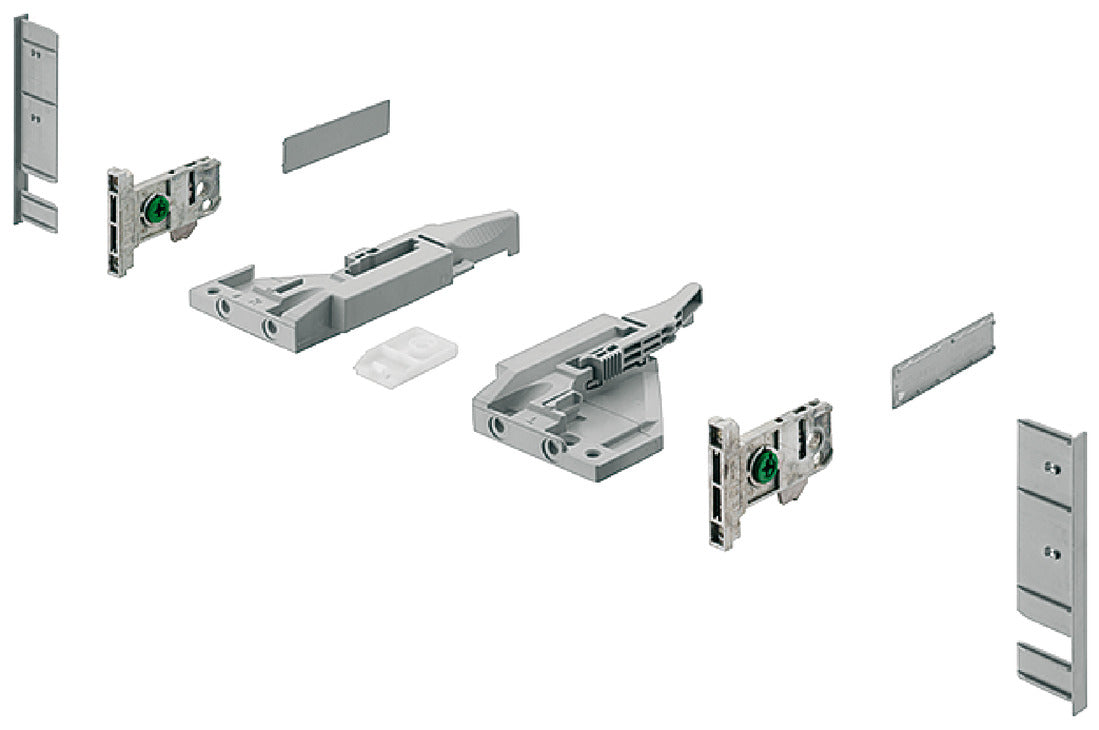 Front Panel Kits for Grass Vionaro, for Side Height: (3 1/2") 89 mm