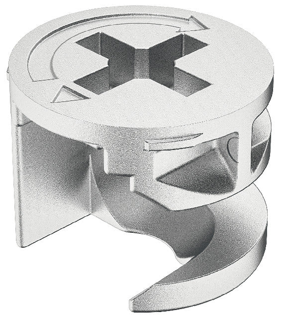Connector Housing, HÃ¤fele Minifix 12, zinc alloy, without rim