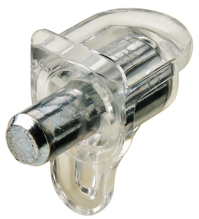 Shelf Support, For wood or glass, plastic, for plug fitting into drill hole Ø 5 mm