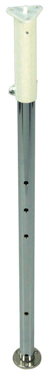 Bottom and Top Mounting Center Post, for Kidney Shaped Shelves