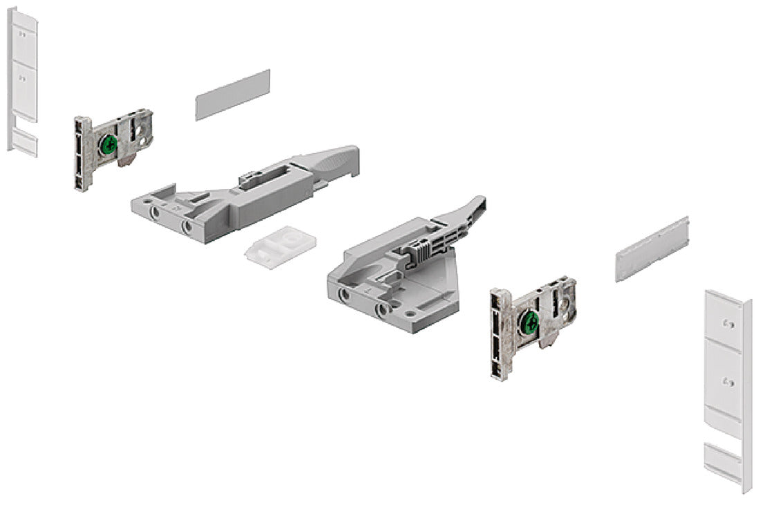 Front Panel Kits for Grass Vionaro, for Side Height: (3 1/2") 89 mm