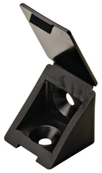 Angle Bracket, with Attached Cover Cap, Plastic
