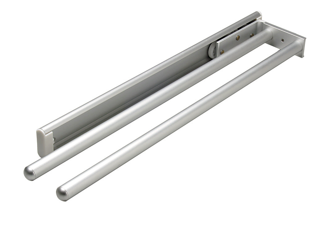 Towel Rack Pull-Out, 2 Bar, Extendable