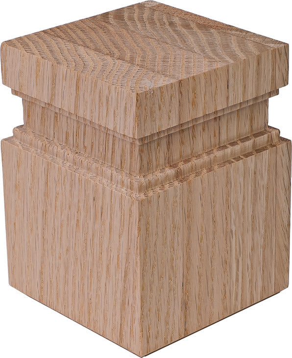 Bunn Foot, 3 5/16 x 3 5/16 x 4"