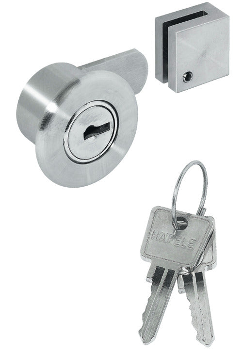 Glass Door Cam Lock, for Single Doors