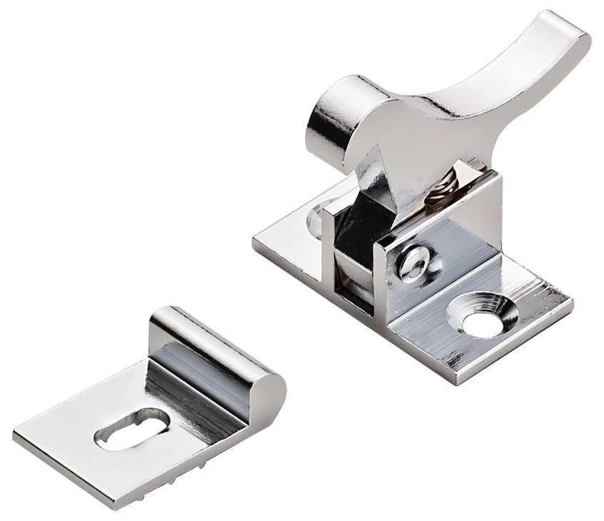 Elbow Catch, Deluxe Model, Brass