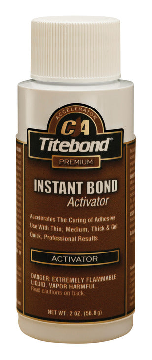 Wood Adhesive Activator, Instant Bond, 2 oz