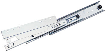 Accuride 3640A Telescopic Heavy Duty Side/Bottom Mounted Slide, 1" Overtravel; 75/200 lbs Weight Capacity