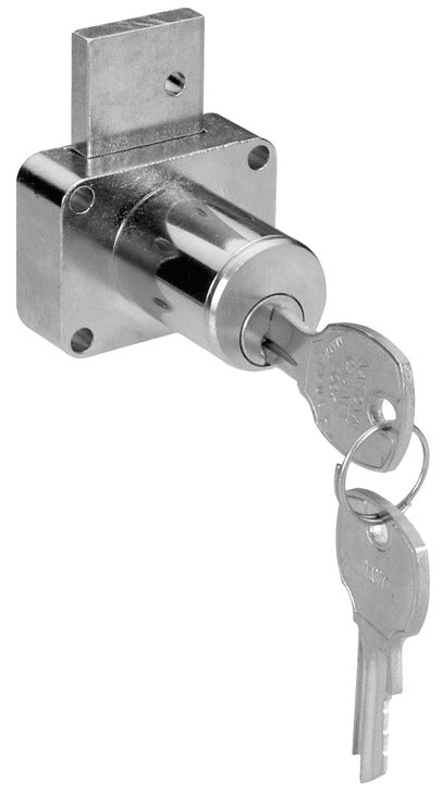 Cabinet Drawer Lock, Keyed Alike, 7/8" Cylinder