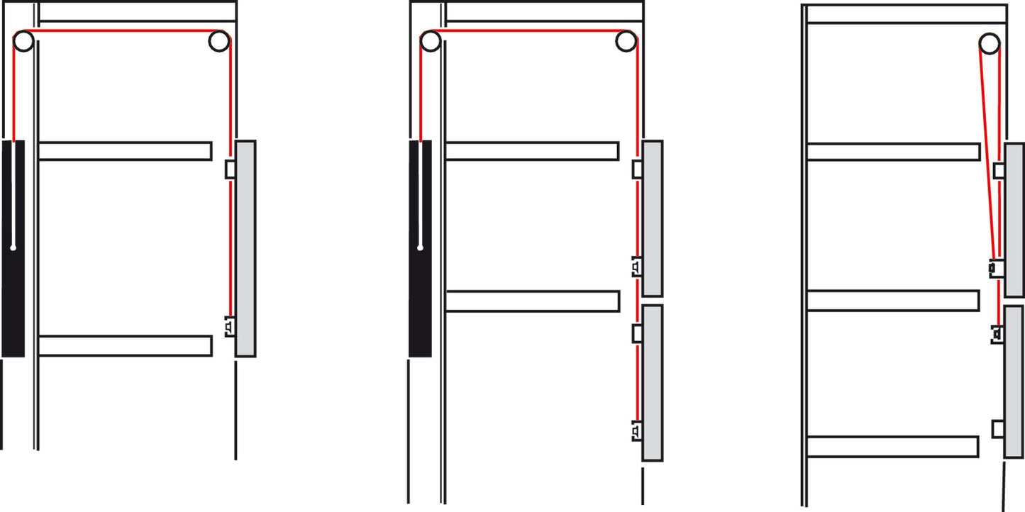 Sliding Door Fitting, Hawa Libra 20 H IF/VF, set