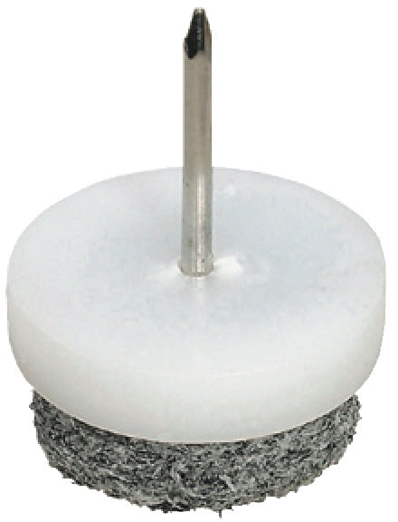 Furniture Glide, with Felt Pad, height 10 mm, Knock-in