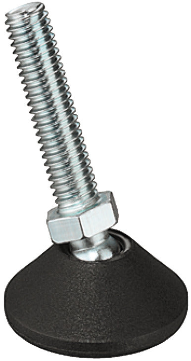 Base Leveler, Swiveling Base, M10 x 45 mm