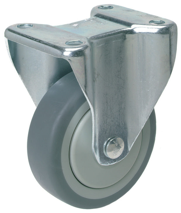 Fixed Caster, Plate Mount