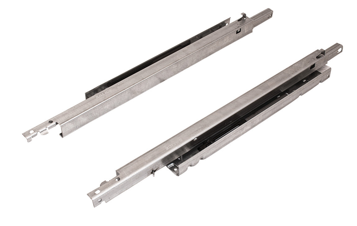 Salice Smove Bottom Mount Concealed Slide, Full Extension; Shelf Soft Close