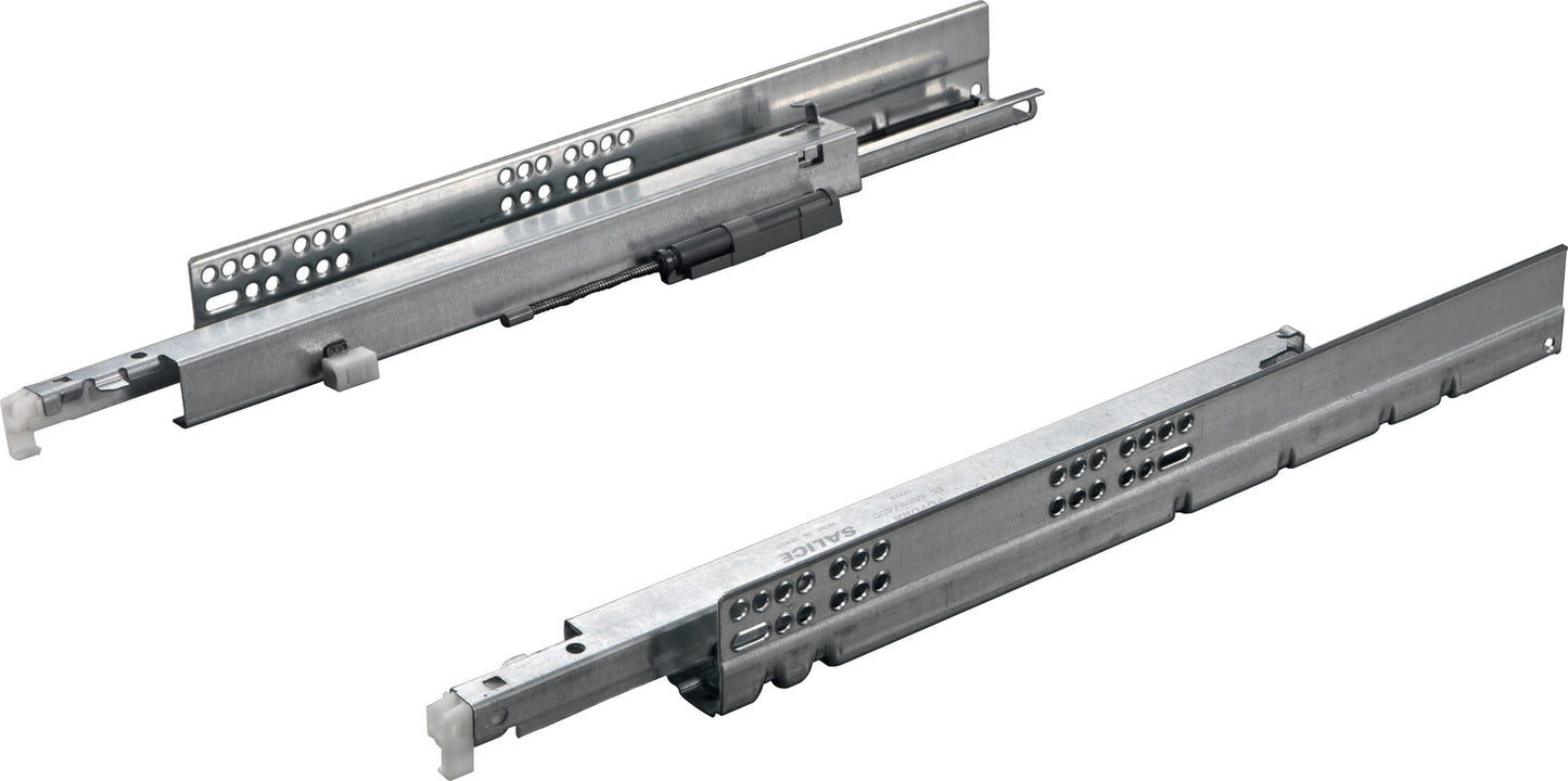 Salice A6558 Futura Push with Soft Close Slide, for Frameless, Full Extension, 50 lbs