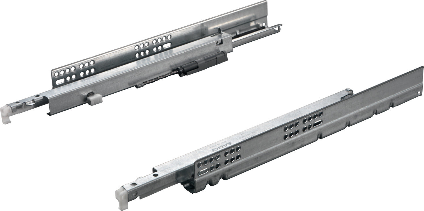 Salice A6558 Futura Push with Soft Close Slide, for Frameless, Full Extension, 50 lbs