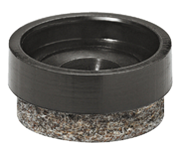 Furniture glide, round, for press fitting Ø 17 mm