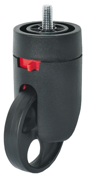Swiveling Caster, M10 Stem, with Brake, Load-Bearing Capacity 264 lbs.