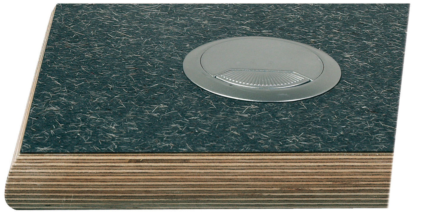 Plastic Cable Grommet, Two-Piece, Round with Spring Closure