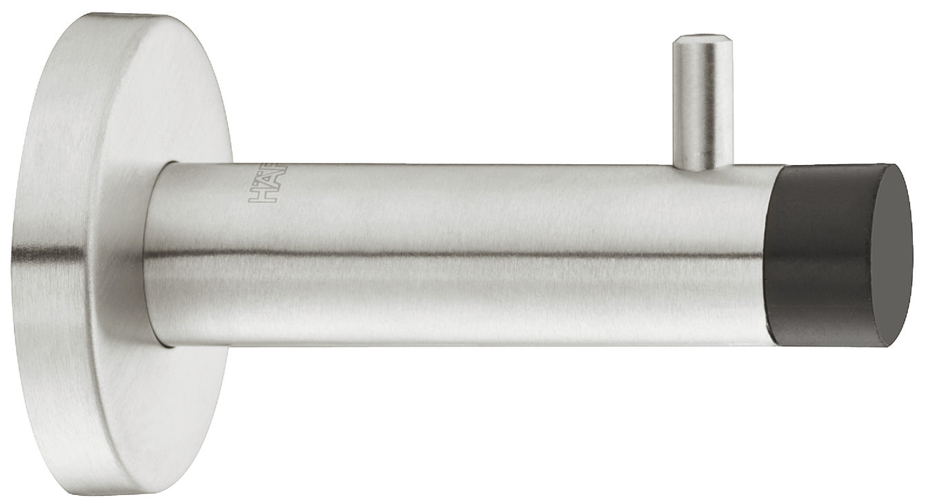 Wall mounted door stops, with wardrobe hook, for screw fixing, Startec®