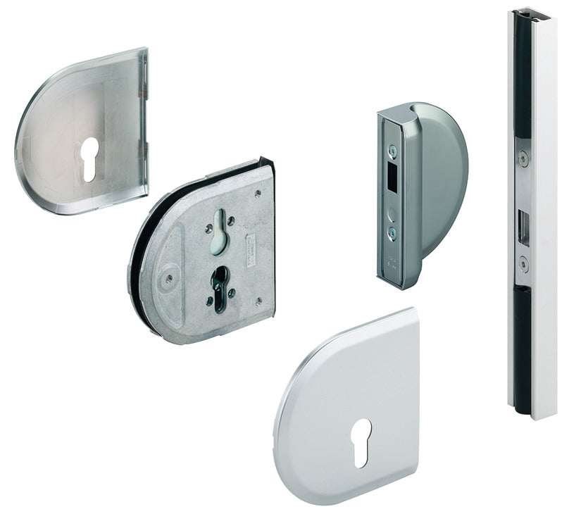 Glass Door Lock, Toplock for European Profile Cylinder