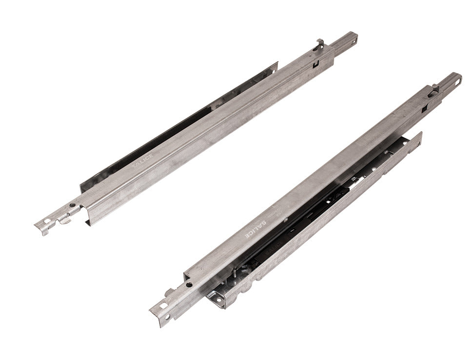 Salice Bottom Mount Concealed Runner, Full Extention, Shelf Push to Close