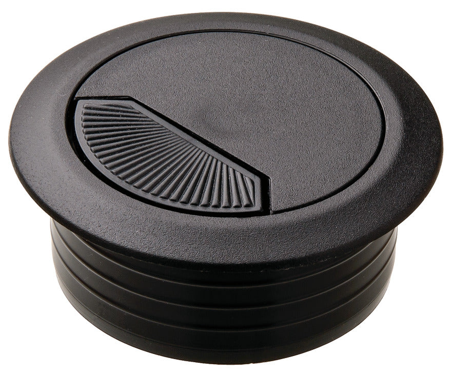 Plastic Cable Grommet, Two-Piece, Round with Spring Closure