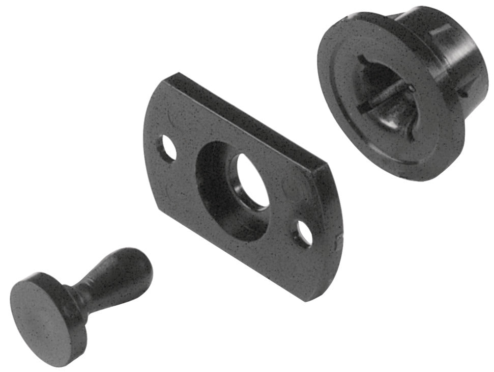 Speaker Panel Connector, Plastic, Black