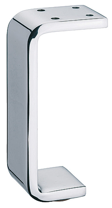 Furniture foot, with plate, without height adjustment, with felt glide