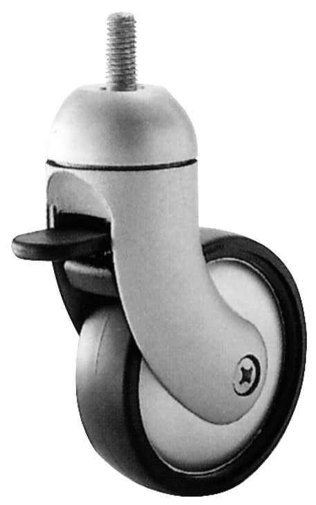 Caster, M10 Stem, Load-Bearing Capacity 110 lbs.