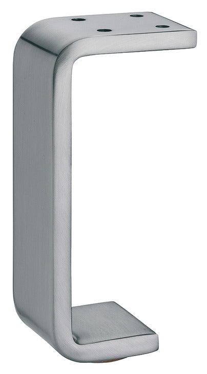 Furniture foot, with plate, without height adjustment, with felt glide