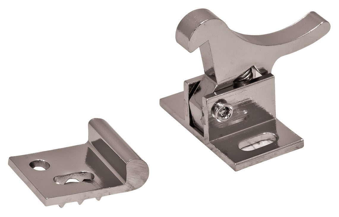 Elbow Catch, Deluxe Model, Brass