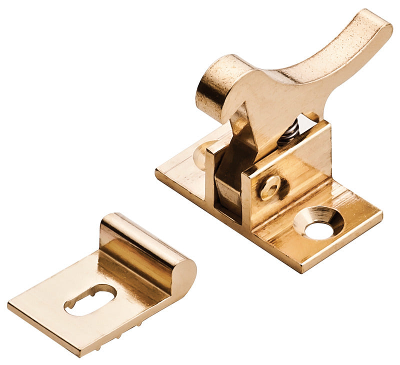 Elbow Catch, Deluxe Model, Brass