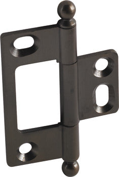 Decorative Butt Hinge, Non-Mortise, Ball Finial